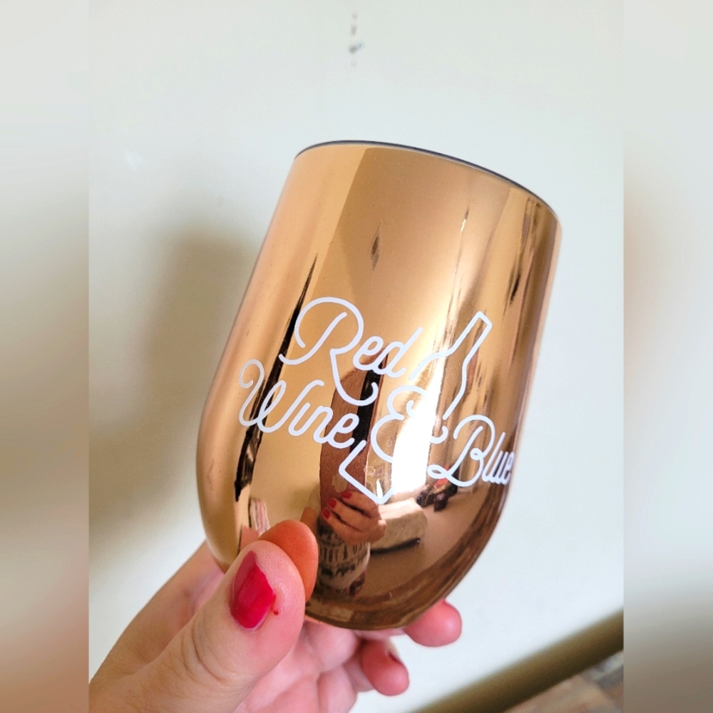Gold Wine Tumbler